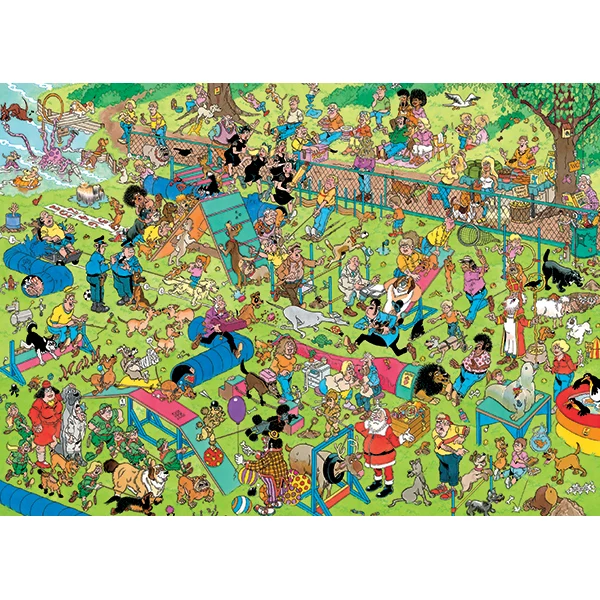 PFG Dog Parkour, JVH (1000pcs) (Usage/Used - PUZZLES FOR GOOD)