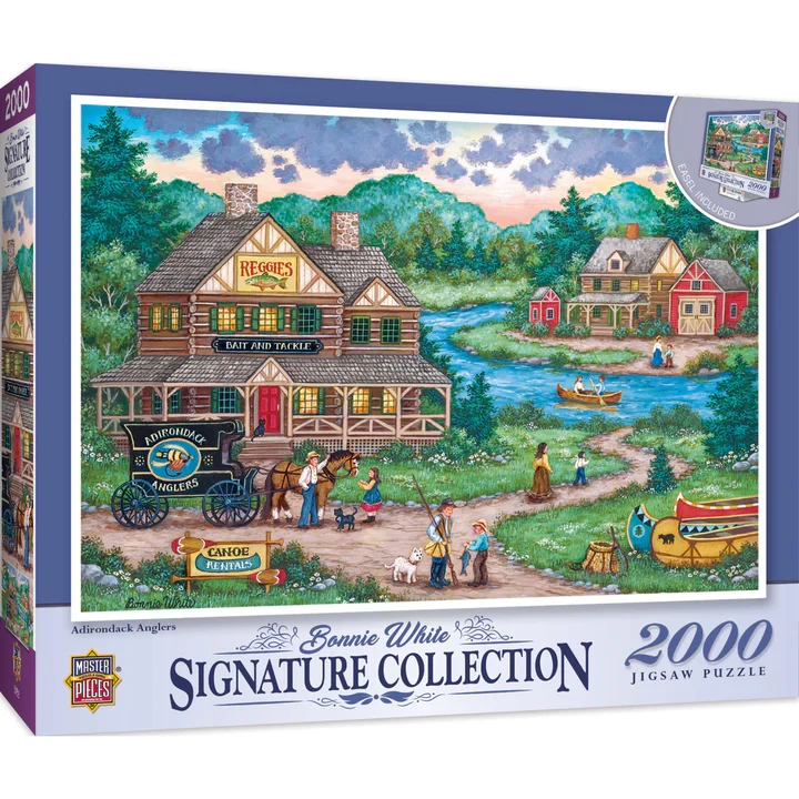 PFG Signature Collection - Adirondack Anglers, Bonnie White (2000pcs) (Usage/Used - PUZZLES FOR GOOD)