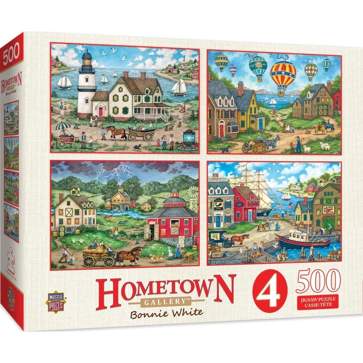 DMG Hometown Gallery - Bonnie White Multipack (4x500pcs) (DAMAGED BOX)