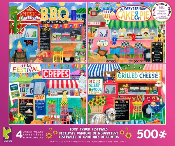 Food Truck Festivals, Stephanie Peterson - 4-in-1 Multipack (4 x 500pcs)