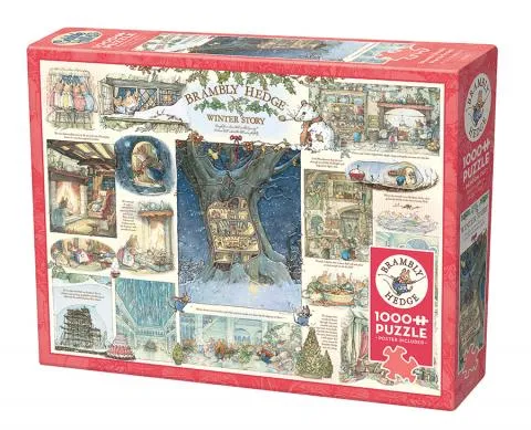 PFG Brambly Hedge Winter Story, Jill Barklem (1000pcs) (Usage/Used - PUZZLES FOR GOOD)