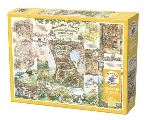PFG Brambly Hedge Spring Story, Jill Barklem (1000pcs) (Usage/Used - PUZZLES FOR GOOD)