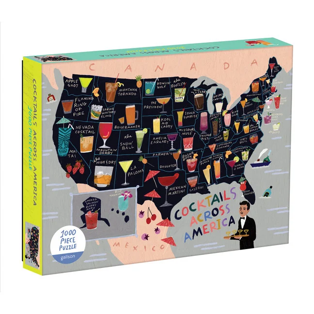 PFG Cocktail Map of the USA (Usage/Used - PUZZLES FOR GOOD)