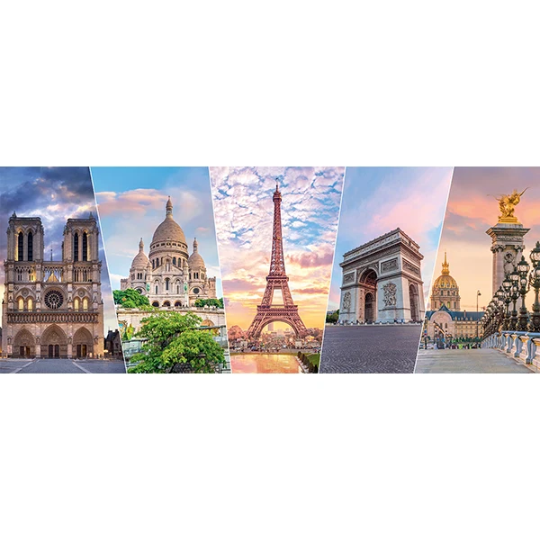 PFG Collection Urbain - Les Monuments de Paris (1000pcs) (Usage/Used - PUZZLES FOR GOOD)