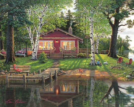 PFG Seek & Find - Simpler Times, Kim Norlien (1000pcs) (Usage/Used - PUZZLES FOR GOOD)
