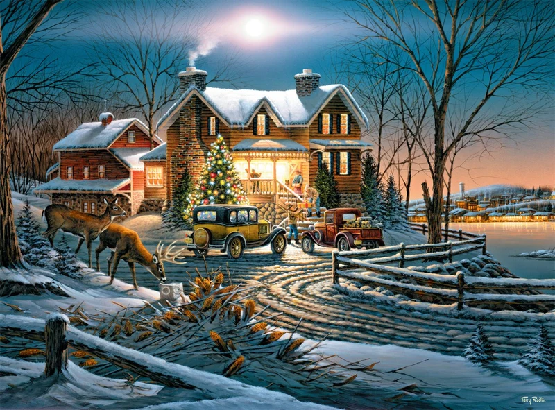 PFG And Crown Thy Good with Brotherhood, Terry Redlin (Usage/Used - PUZZLES FOR GOOD)