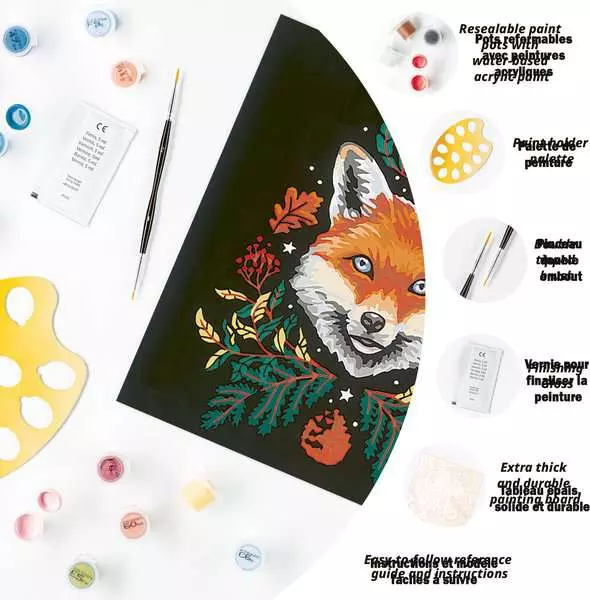 Ravensburger CreArt - Pixie Cold - Fox (Paint-by-number)