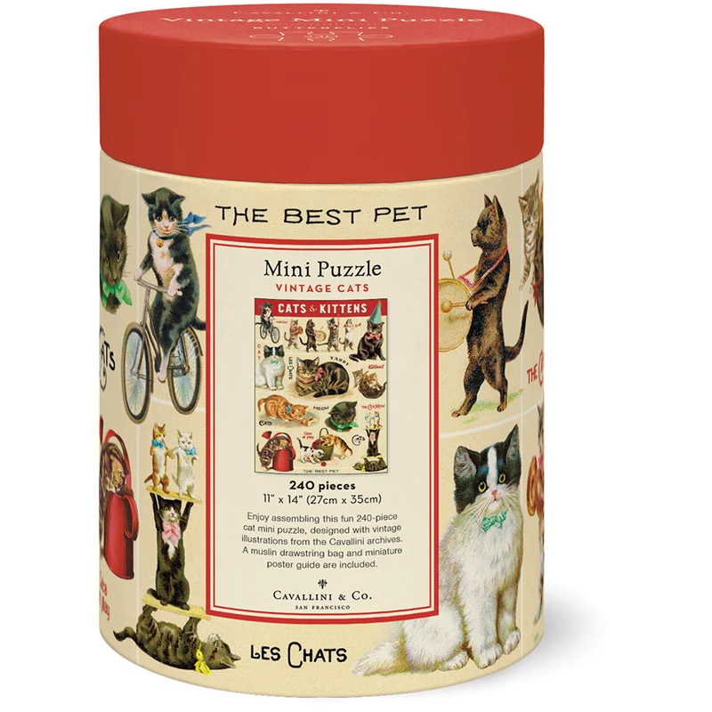 Mini - Vintage Cats (240pcs)