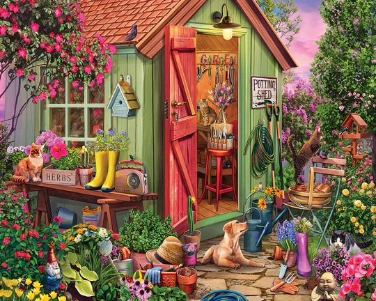 DMG Potting Shed (1000pcs) (DAMAGED BOX)