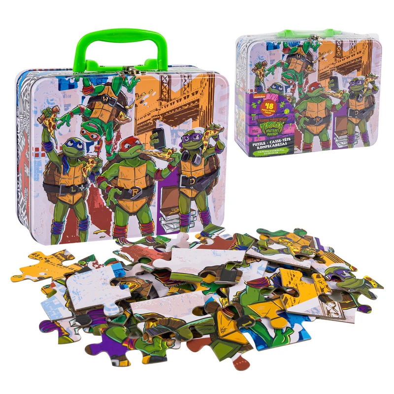 Teenage Mutant Ninja Turtles Tin Lunch Box (48pcs)