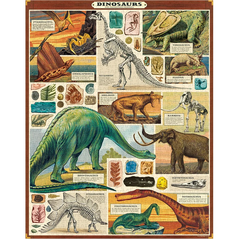 Vintage - Dinosaurs (1000pcs)