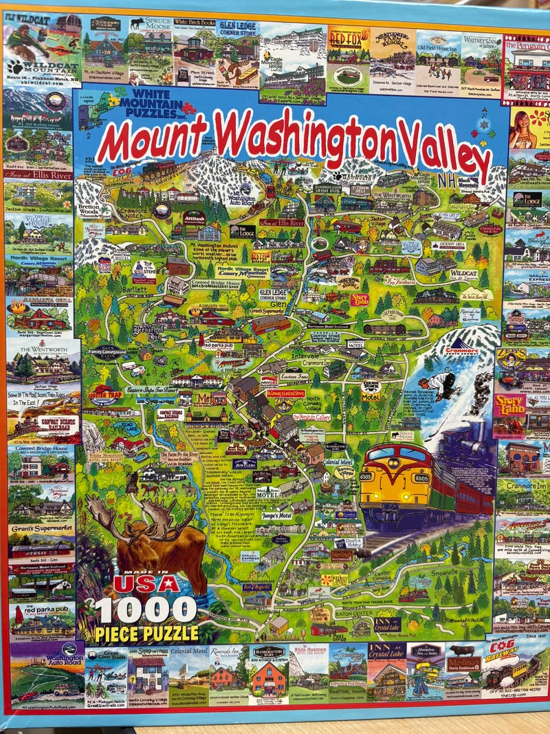 PFG Mount Washington Valley, New Hampshire (1000pcs) (Usage/Used - PUZZLES FOR GOOD)