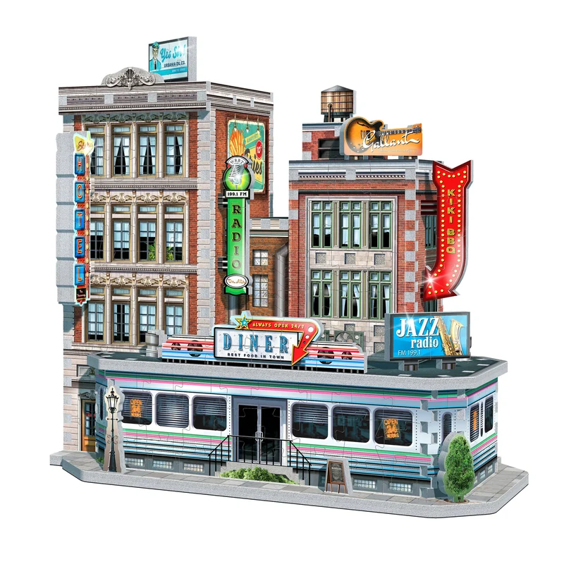 1950's Diner - Urbania Collection (3D Puzzle) (425pcs) (Limited Edition)