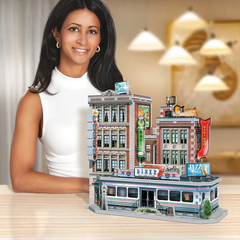 1950's Diner - Urbania Collection (3D Puzzle) (425pcs) (Limited Edition)