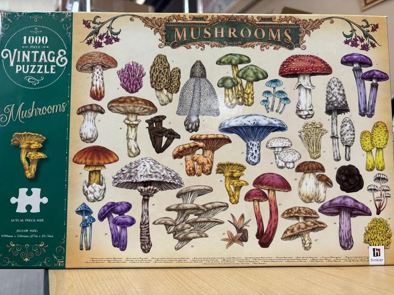 PFG Vintage Mushrooms (Usage/Used - PUZZLES FOR GOOD)
