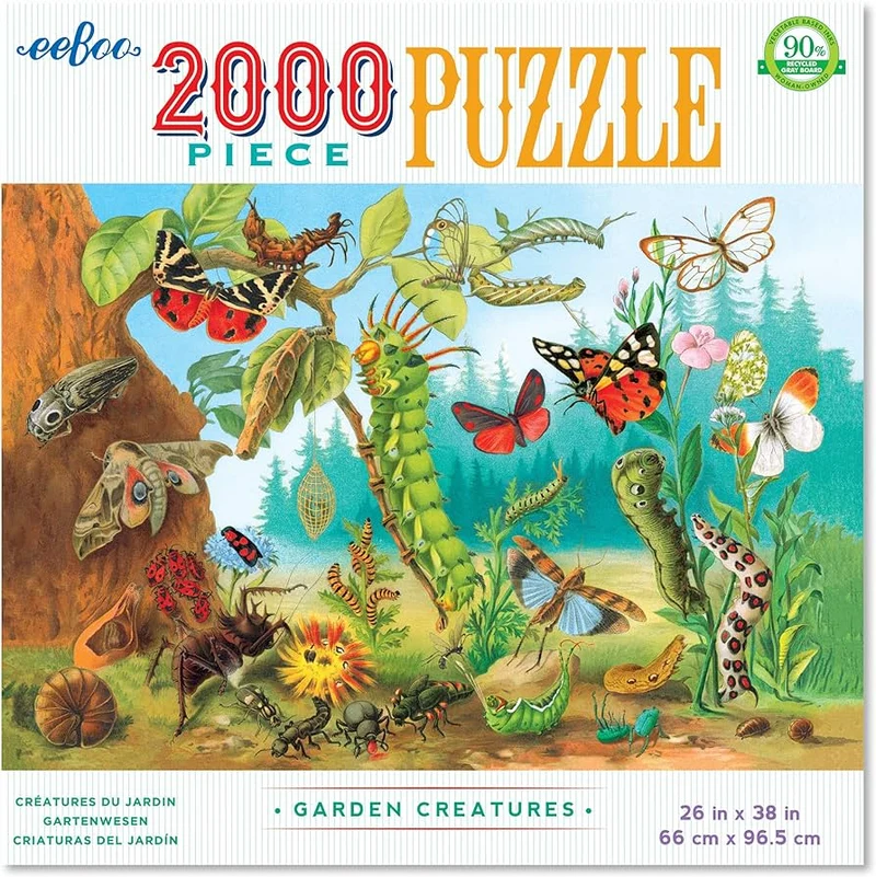 PFG Garden Creatures (2000pcs) (Usage/Used - PUZZLES FOR GOOD)