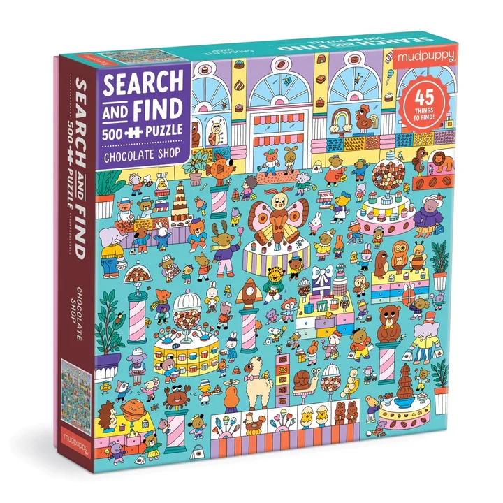 PFG Search & Find - Chocolate Shop (500pcs) (Usage/Used - PUZZLES FOR GOOD)