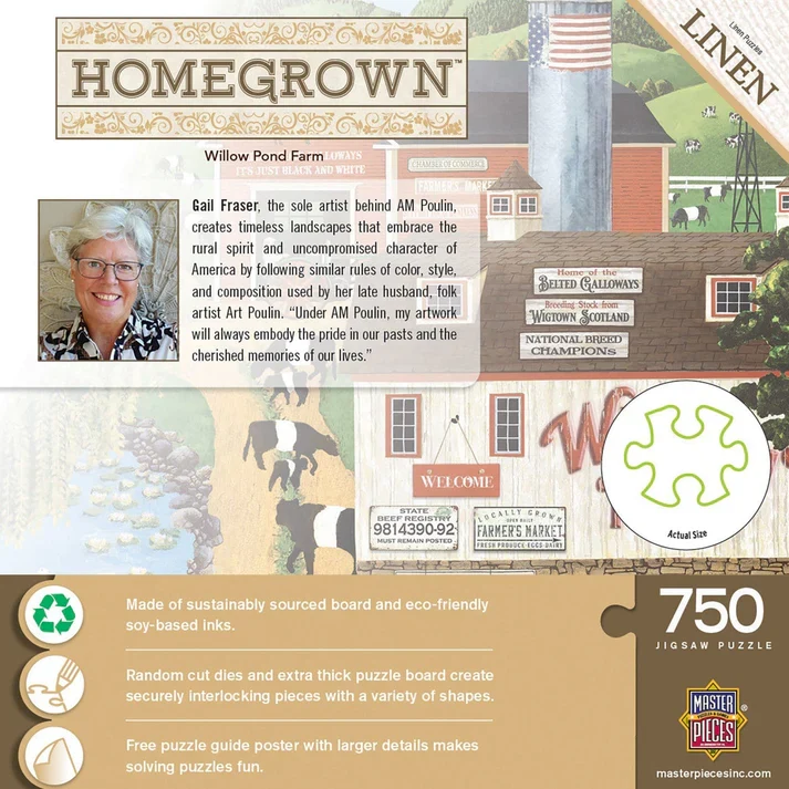 Homegrown - Willow Pond Farm, Gail Fraser (750pcs)