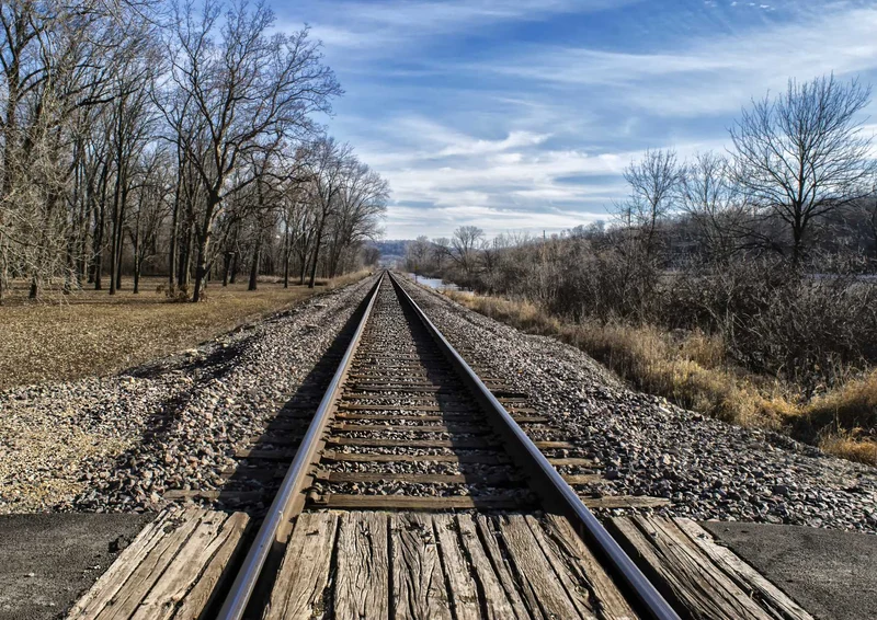 100848 Natur - Bahngleis Puzzle