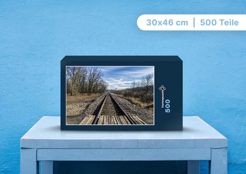 100848 Natur - Bahngleis Puzzle