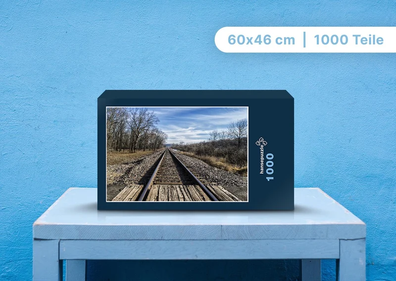 100848 Natur - Bahngleis Puzzle