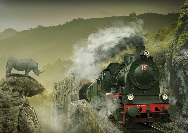93448 Fortbewegung - Lokomotive Puzzle