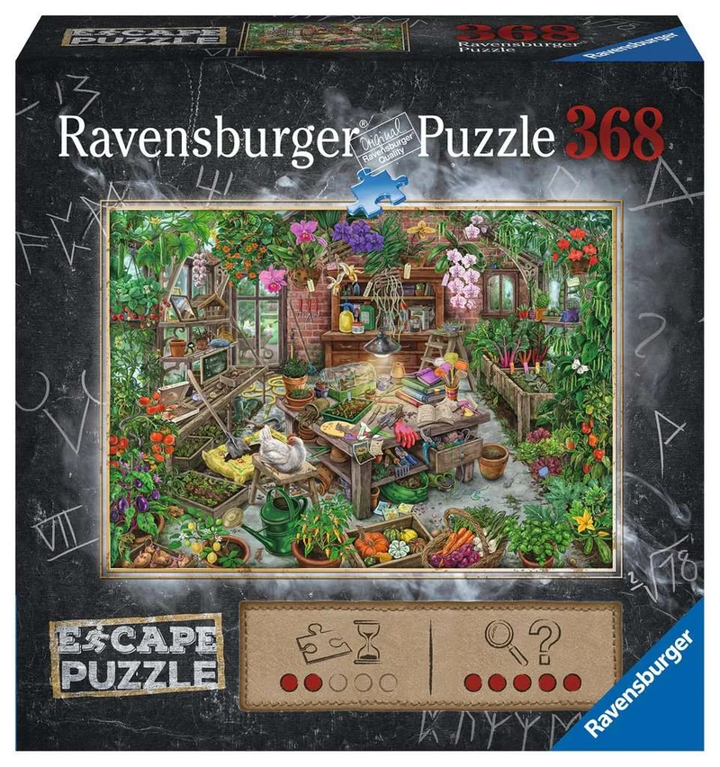 PFG Ravensburger Escape: The Cursed Green House (368pcs) (Usage/Used - PUZZLES FOR GOOD)