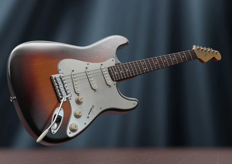 90877 Musik - Elektrische Gitarre Puzzle