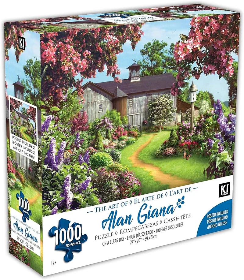PFG On A Clear Day, Alan Giana (1000pcs) (Usage/Used - PUZZLES FOR GOOD)