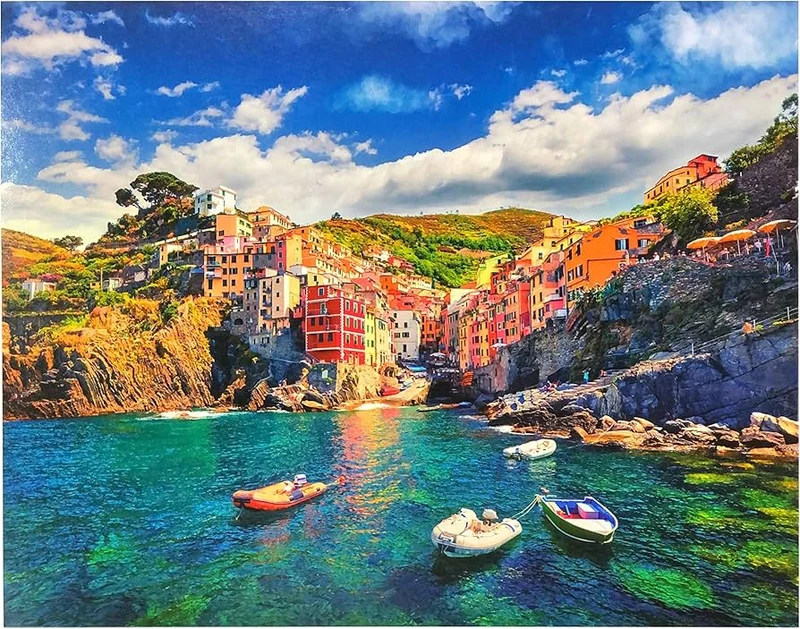 PFG Italian Seascape (1000pcs) (Usage/Used - PUZZLES FOR GOOD)