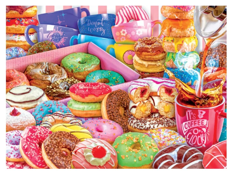 PFG Collage Collection: Donut Worry (Usage/Used - PUZZLES FOR GOOD)