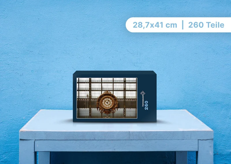 89333 Gebäude - goldene Uhr Puzzle