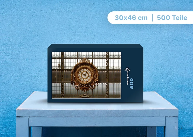 89333 Gebäude - goldene Uhr Puzzle