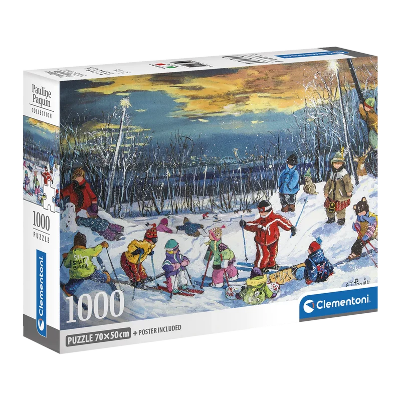 Let's go Skiing Together - Allons skier ensemble, Pauline Paquin (1000pcs)