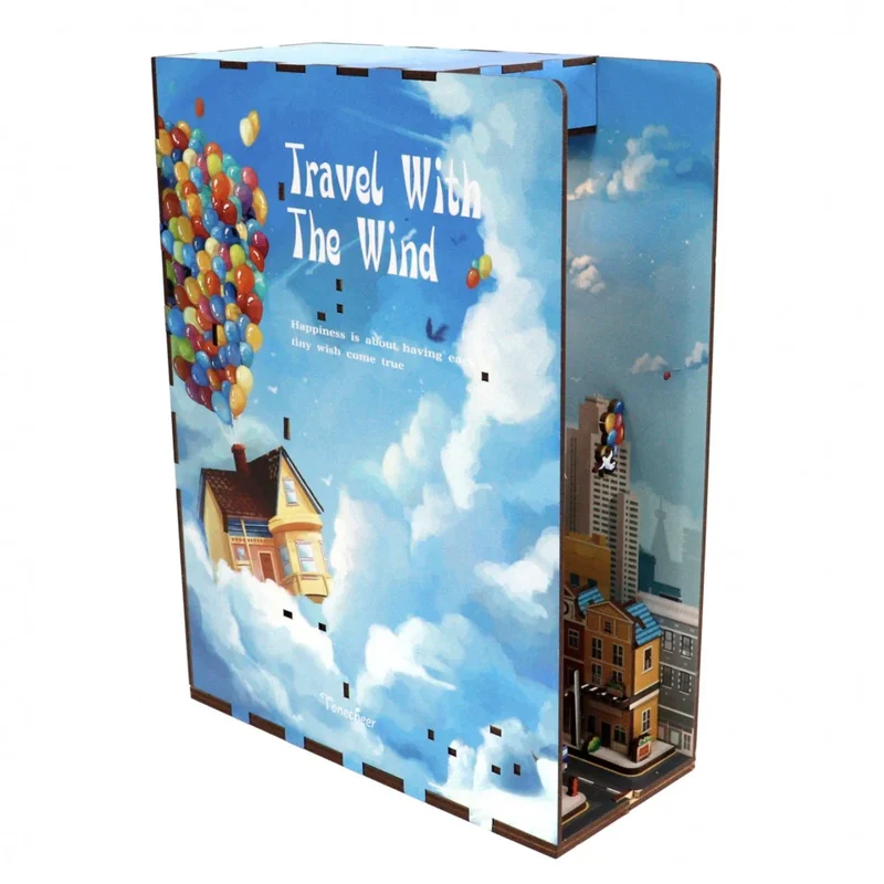 Book Nook - Travel with the Wind (Wood)