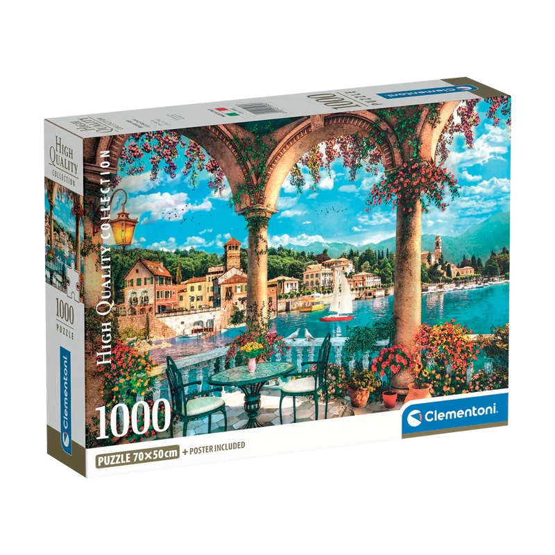 Balcony View of Lake Como, Dominic Davison (1000pcs)