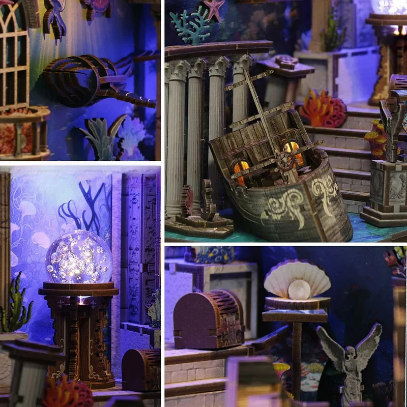 Book Nook - Riddle on the Seabed (Wood)