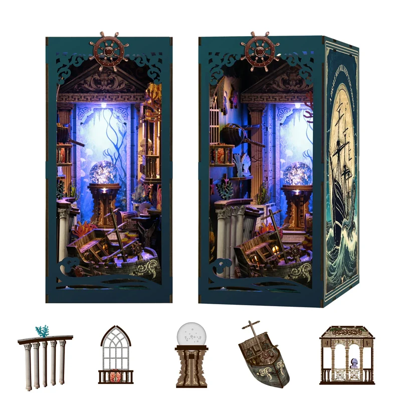 Book Nook - Riddle on the Seabed (Wood)
