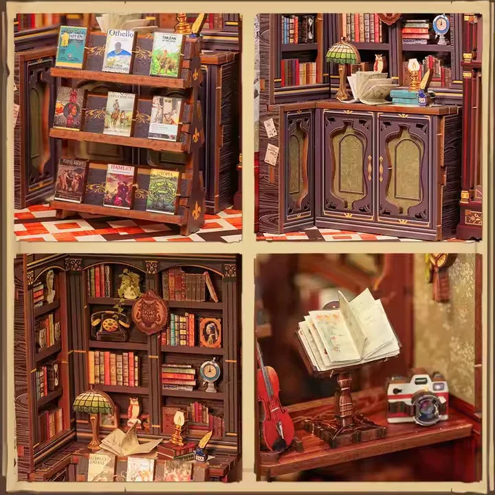 Book Nook - Owl Bookstore (Wood)