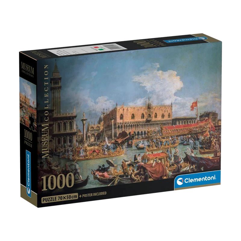 Museum Collection - The Return of the Bucentaur at the Molo on Ascension Day, Canaletto (1000pcs)
