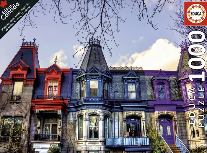 PFG Victorian Houses, Montreal (Usage/Used - PUZZLES FOR GOOD)