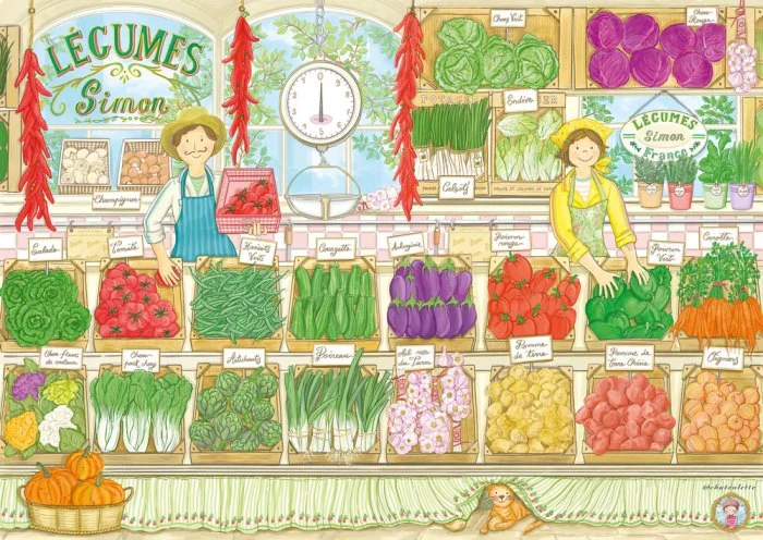 PFG Simon's Greengrocer (1000pcs) (Usage/Used - PUZZLES FOR GOOD)