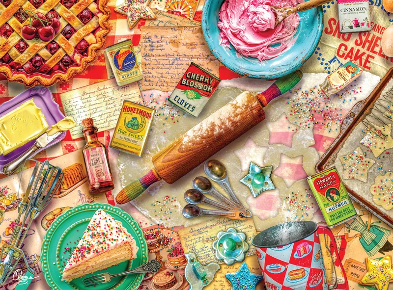 PFG The Nostalgic Baker, Aimee Stewart (1000pcs) (Usage/Used - PUZZLES FOR GOOD)