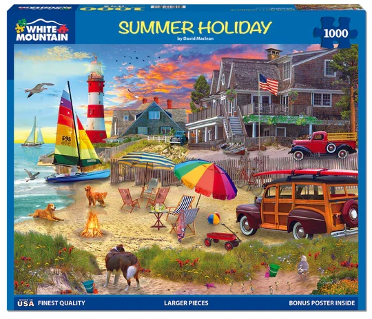 PFG Summer Holiday, David Maclean (1000pcs) (Usage/Used - PUZZLES FOR GOOD)