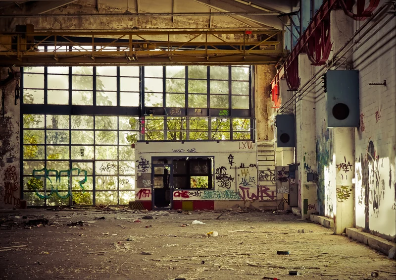 67380 Gebäude - Verlassene Fabrik Puzzle