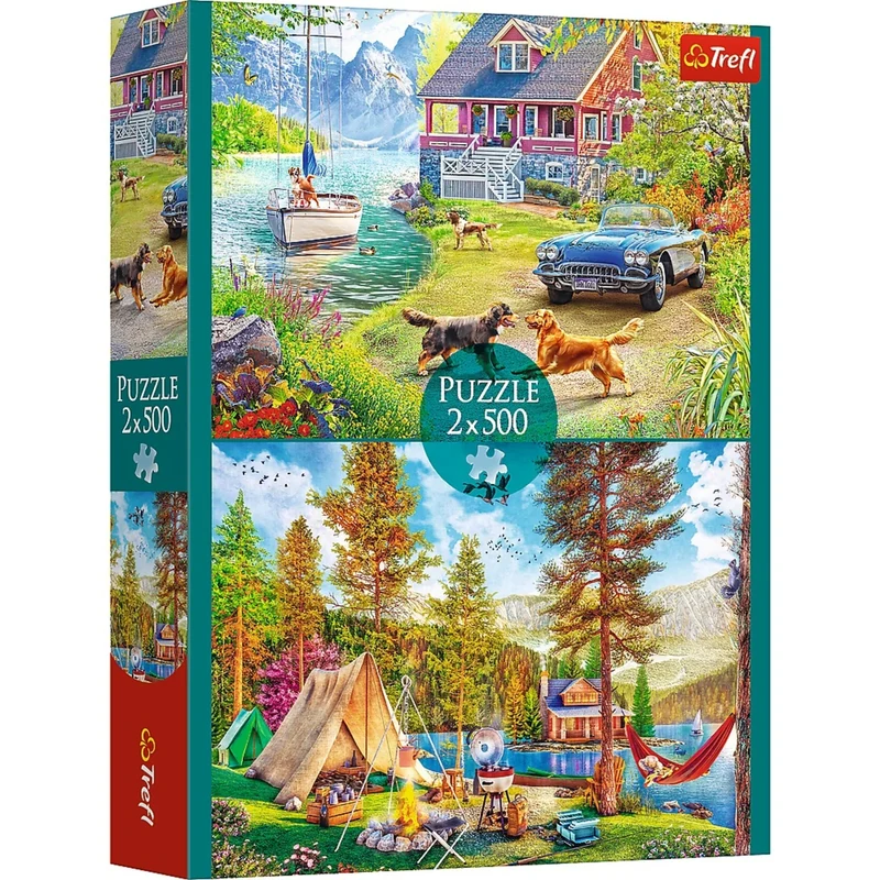 Trefl Premium Plus - Summertime Relax (2x500pcs)