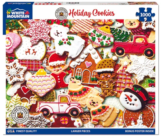 PFG Holiday Cookies - King Arthur Flour (1000pcs) (Usage/Used - PUZZLES FOR GOOD)
