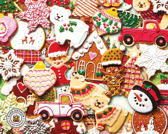 PFG Holiday Cookies - King Arthur Flour (1000pcs) (Usage/Used - PUZZLES FOR GOOD)