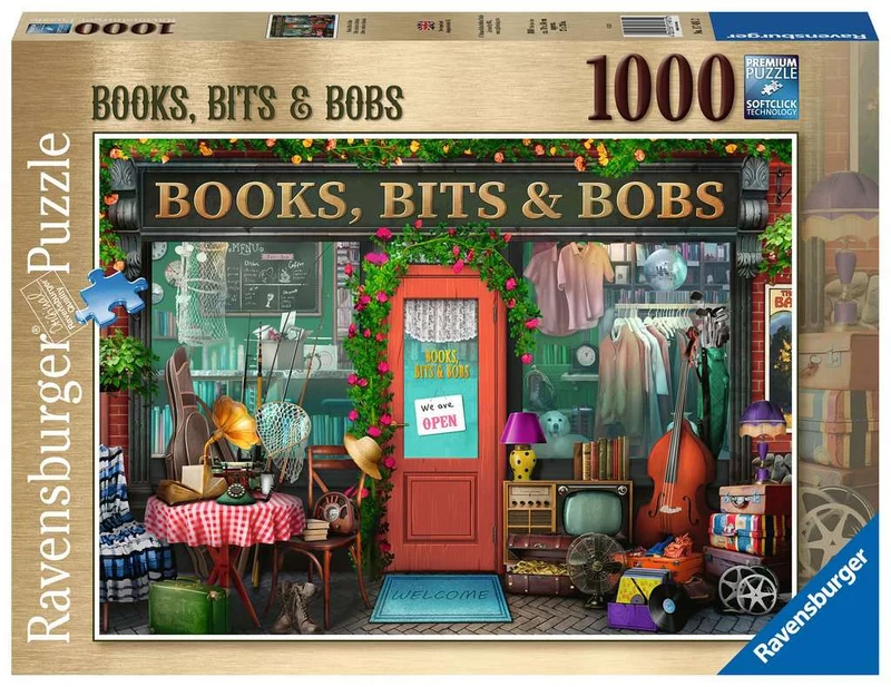 PFG Ravensburger Books, Bits & Bobs (1000pcs) (Usage/Used - PUZZLES FOR GOOD)