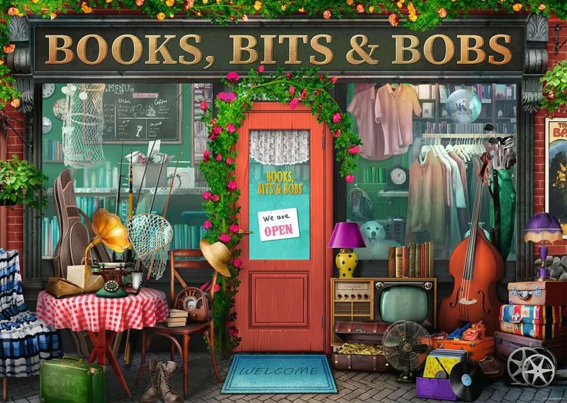 PFG Ravensburger Books, Bits & Bobs (1000pcs) (Usage/Used - PUZZLES FOR GOOD)
